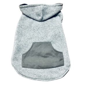 Dog Hoodie Winter Jacket Gray - Sz. L